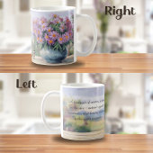 Wasserfarben und Chickadeangebot Kaffeetasse