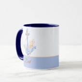 Wasserfarben-Verankerung individuell anpassbar Tasse (Vorderseite Links)