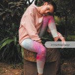 Wasserfarben vermischt mit lila Schmetterlingen Capri Leggings<br><div class="desc">Im Frühling und Sommer vermischen sich die Wasserfarben mit den lila Schmetterlingen Künstlerisch,  die unordentlichen Wasserfarben in den wunderschönen,  sanften Farben. Von Purpele und hellblau und hellrosa mit einer Mischung aus schönen lila Schmetterlingen. Die Farbspritzen wurden auf einem weißen Hintergrund verlegt. Viel Spaß!</div>