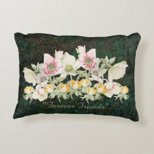 WASSERFARBEN VINTAGE BLUME PILLOW FREVER FREUNDE DEKOKISSEN