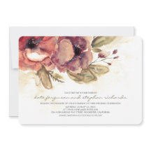 Wasserfarben - Vintage Blumenpracht