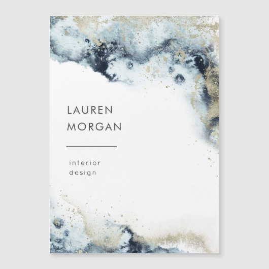 Wasserfarben-Waagen und Sandmagnetik-Visitenkarte Magnetkarte (Vorderseite)