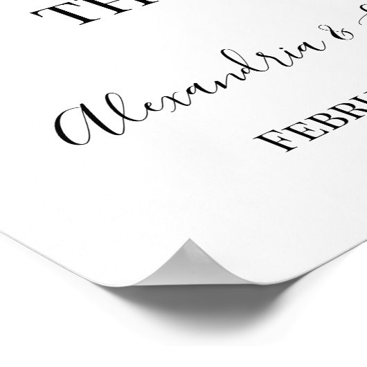 Wasserfarben Wählen Sie einen Platz, kein Seitensc Poster (Ecke)