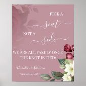 Wasserfarben Wählen Sie einen Platz, kein Seitensc Poster (Vorne)