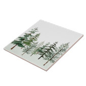 Wasserfarben-Wald-Baum-Keramikfliese Fliese (Seite)
