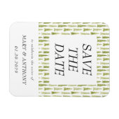 Wasserfarben-Wald Save-the-Date-Magnet Magnet (Horizontal)
