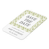 Wasserfarben-Wald Save-the-Date-Magnet Magnet (Linke Seite)