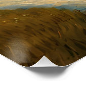 Wasserfarben-Wand-Poster . Vintage Kunst Poster (Ecke)