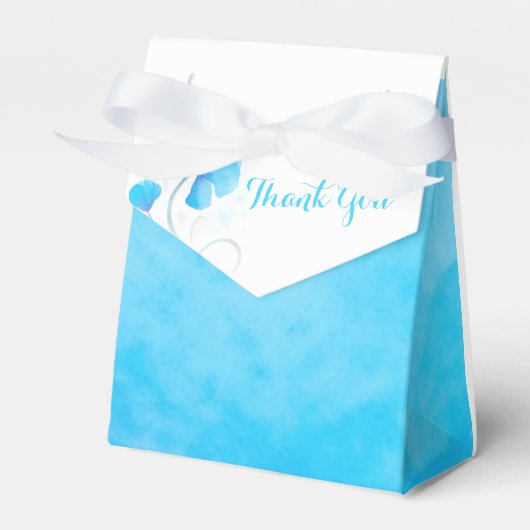 Wasserfarben-Waschbecken Blume danke Ihnen Gastges Geschenkschachtel (Vorderseite)