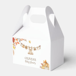 Wasserfarben Wäscherei Fall Boho Greenery Babydusc Geschenkschachtel