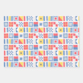 Wasserfarben Wasserfahnen Seewasserdusche Geschenkpapier Set (Vorderseite 2)