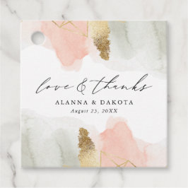 Wasserfarben Wasserfarbe Wasserfarbe geometrische  Geschenkanhänger