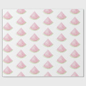 Wasserfarben-Wassermelone-Design Geschenkpapier (Flach)