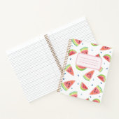 Wasserfarben-Wassermelone-Notebook Notizblock (Innenseite)