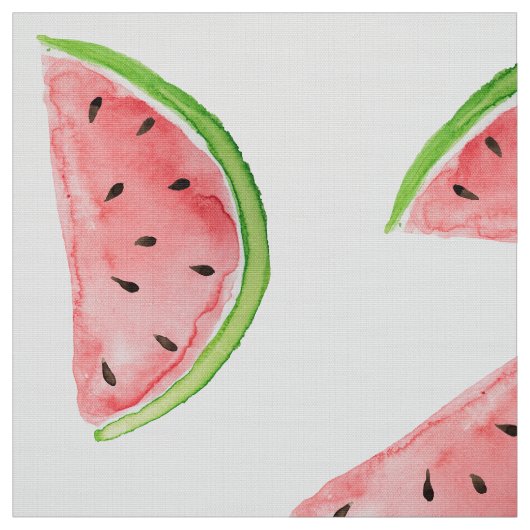 Wasserfarben-Wassermelone-Schnitt Stoff (Muster)