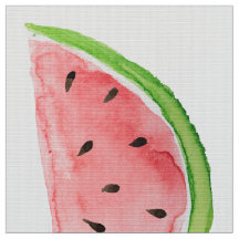 Wasserfarben-Wassermelone-Schnitt