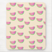 Wasserfarben Wassermelonen Mousepad (Vorne)