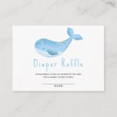 Wasserfarben-Wassersport-Thema - Windelraffinerie Begleitkarte (Vorderseite)