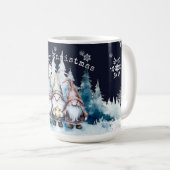 Wasserfarben-Weihnachts-Gnome Kaffeetasse (VorderseiteRechts)