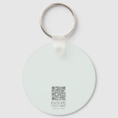 Wasserfarben Wildblume Bibel Vers Personalisiert Schlüsselanhänger (Rückseite)