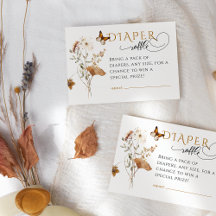 Wasserfarben Wildblume Fall Kinderdusche Windeln