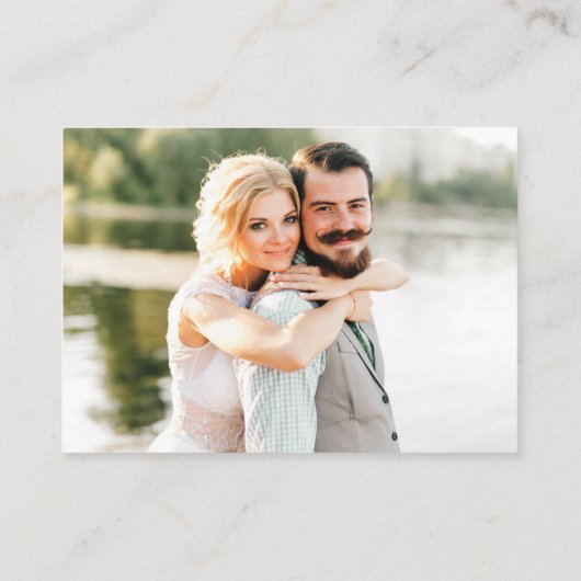 Wasserfarben Wildblumen QR UAWG Hochzeit Begleitkarte (Rückseite)