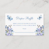 Wasserfarben Wildblumen Windelwinddusche Begleitkarte (Vorderseite)