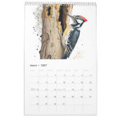Wasserfarben-Wildtiere des Waldes – Kalender (Mär 2027)