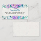 Wasserfarben-Windeln Begleitkarte (Vorne/Hinten)