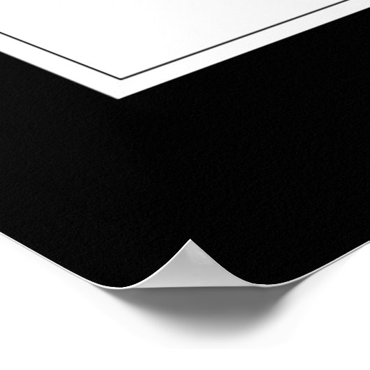 Wasserfarben Wolf Zitat "Behalt es einfach" Poster (Ecke)