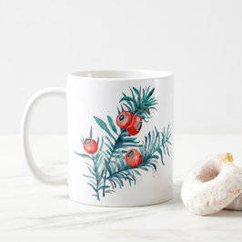 Wasserfarben-Yeen-Berries Kaffeetasse