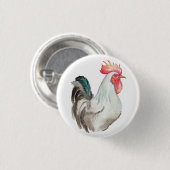 Wasserfarben zeichnend Hand eines Rasters Button (Vorne & Hinten)