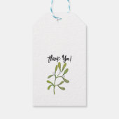 Wasserfarben zeichnend Hand eines Rasters Geschenkanhänger (Rückseite)