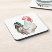 Wasserfarben zeichnend Hand eines Rasters Getränkeuntersetzer (Linke Seite)