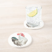 Wasserfarben zeichnend Hand eines Rasters Getränkeuntersetzer (Seite)