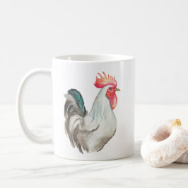 Wasserfarben zeichnend Hand eines Rasters Kaffeetasse