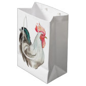 Wasserfarben zeichnend Hand eines Rasters Mittlere Geschenktüte (Vorderseite Schrägansicht)