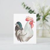 Wasserfarben zeichnend Hand eines Rasters Postkarte (Stehend Vorderseite)