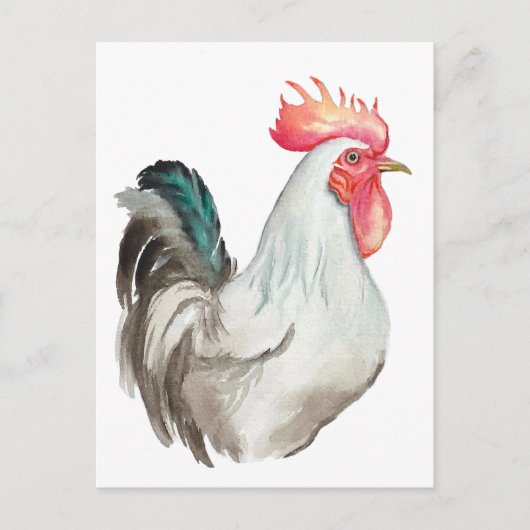 Wasserfarben zeichnend Hand eines Rasters Postkarte (Vorderseite)