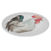 Wasserfarben zeichnend Hand eines Rasters Schneidebrett (Ecke)