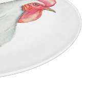 Wasserfarben zeichnend Hand eines Rasters Schneidebrett (Ecke)