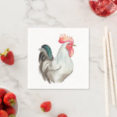 Wasserfarben zeichnend Hand eines Rasters Serviette (Beispiel)