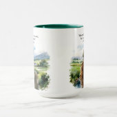Wasserfarben Zitat 15oz Tasse (Zentrum)