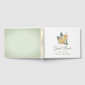 Wasserfarben-Zitronen-Botanische Polka-Punkte Gästebuch (Voll)