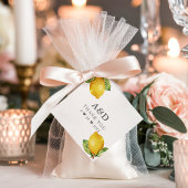 Wasserfarben Zitronen Citrus Moderne Hochzeit Viel Geschenkanhänger