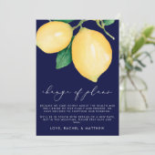 Wasserfarben-Zitronen, die Pläne verändern Ankündigung (Stehend Vorderseite)