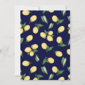 Wasserfarben-Zitronen, die Pläne verändern Ankündigung (Rückseite)