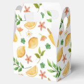 Wasserfarben-Zitronen Geschenkschachtel (Geöffnet)