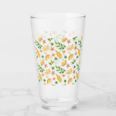 Wasserfarben-Zitronen Glas (Rückseite)