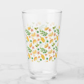 Wasserfarben-Zitronen Glas (Vorderseite)